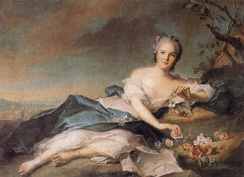 Jean Marc Nattier Madame Henriette as Flora Germany oil painting art